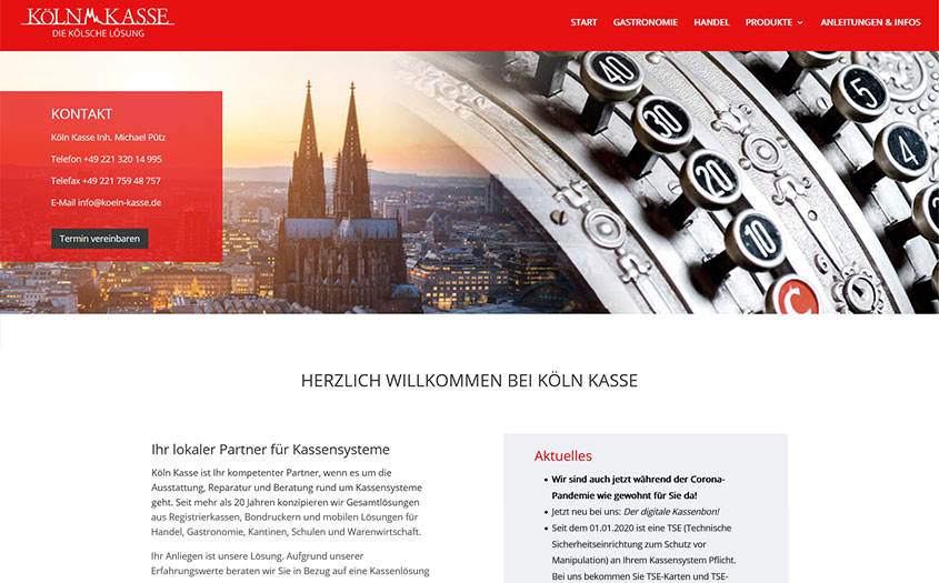 Designtanke - Webagentur Köln - Referenz - Köln Kasse - Michael Pütz