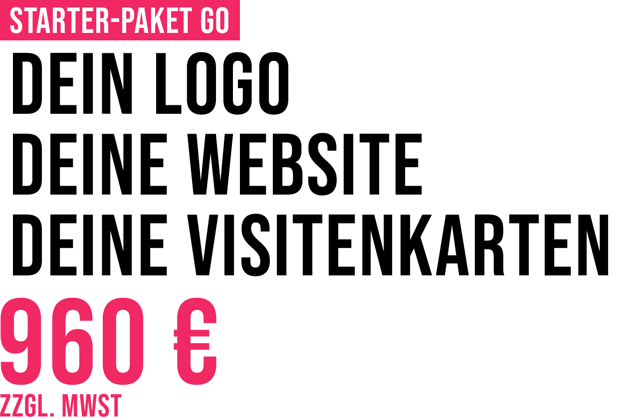 Designtanke Websites | Webdesign | Visitenkarten | Logo Design Köln | Starter-Paket Go