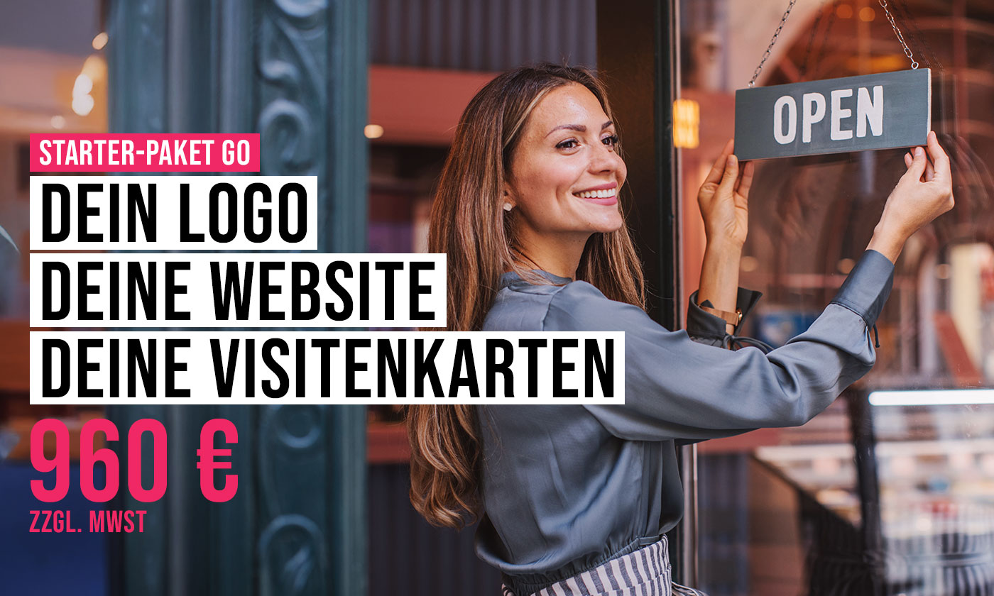 Designtanke Websites | Webdesign | Visitenkarten | Logo Design Köln | Starter-Paket Go