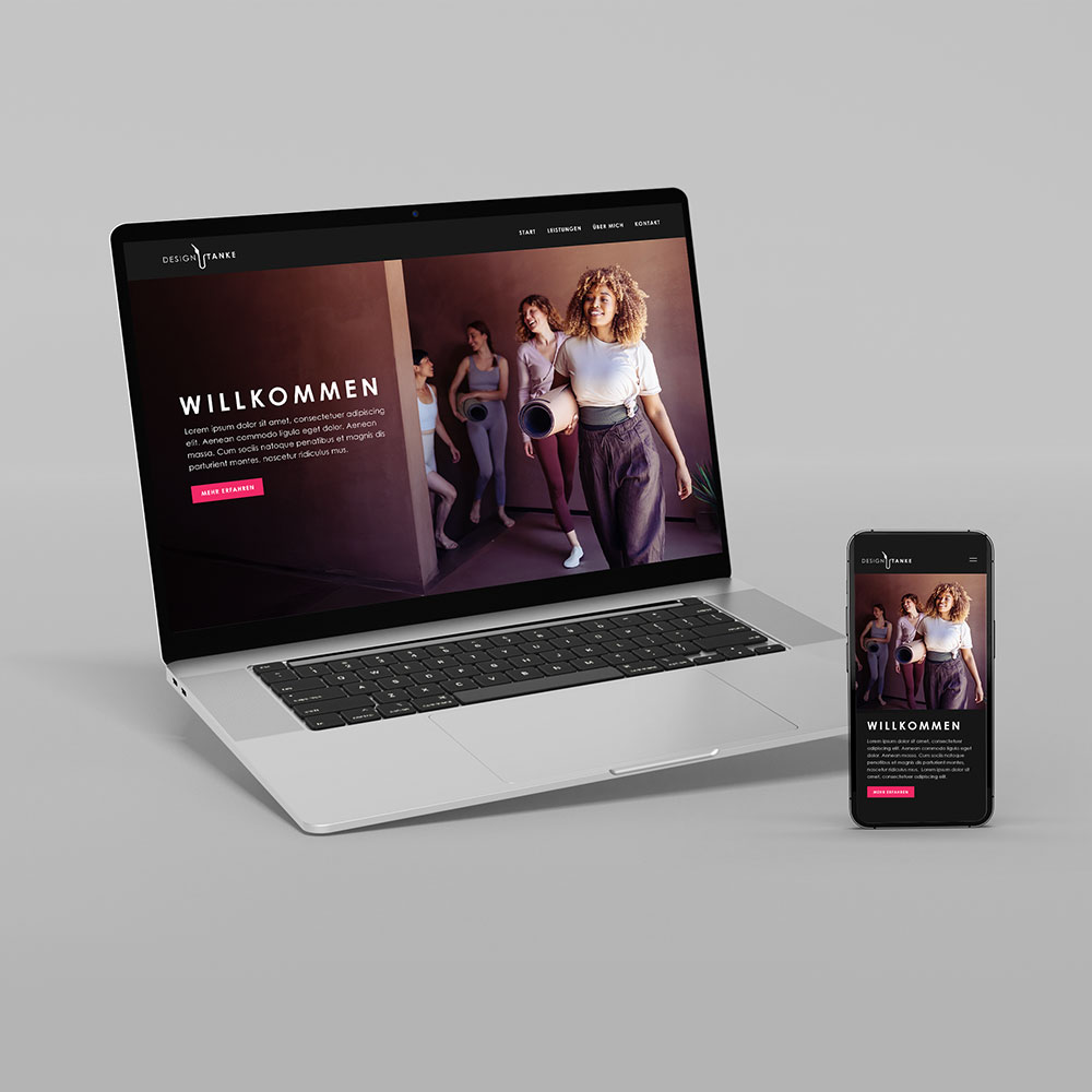 Designtanke Webdesign Köln | Website Yoga Studio | Yogalehrer
